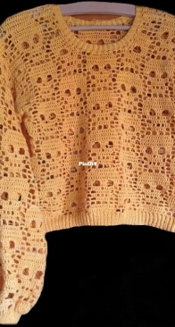 Alice In Crochetland TT - AliceInCrochetlandTT - Alice Briallen - Skulls and Cones Sweater