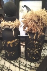 Halloween potion bottles
