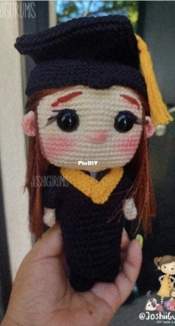 Joshii Gurumis - Eve Little Graduate - Eve Nenita Graduada - Spanish