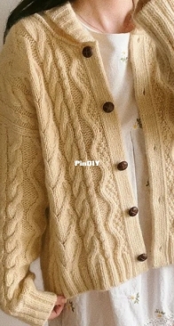 Heart Chain Cardigan by From Mayo