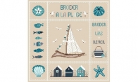 Fleur de lin - broder à la plage