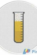 Daily Cross Stitch  - Test Tube