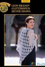 Lion Brand Yarn Nº 1319 – Silver Shawl - Free