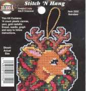 Needle Magic Inc. NMI Stitch N Hang 3352 - Reindeer