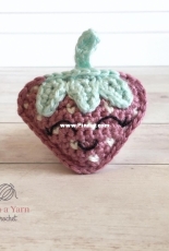 Spin a Yarn Crochet - Jillian Hewitt - Kawaii Strawberry Free Crochet Pattern - Free