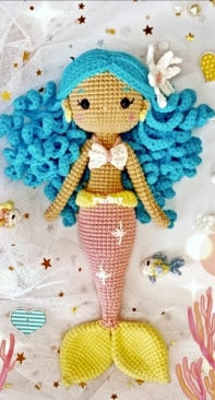 Lovenika Design - Yevheniia Romanchuk - Shiny the Mermaid - Shiny die Meerjungfrau - German
