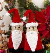 free LW3186 Santa Gnome Ornamets by Red Heart