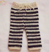 Mon Petit Violon - Striped Baby Pants