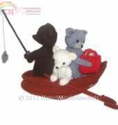Handmadeawards Three Bears Going Off Fishing