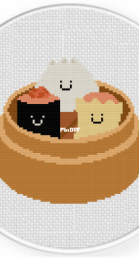 Daily Cross Stitch - Delish Dimsum