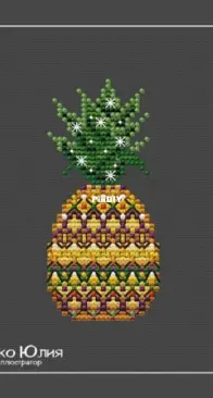 Pineapple by Julia Sergeenko