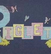 Designer Stitches D72  Piglets Spring Spelling Blocks