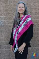 Cashmere Junkie-Sahaille Falls Shawl by Taiga Hilliard Designs-Free