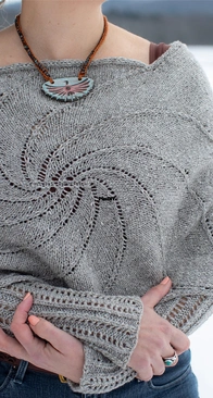 Lake Hug Sweater Scarf by Laura Nelkin