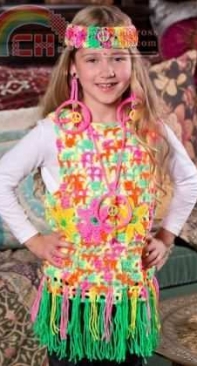 Red Heart - Flower Child Vest - LW3762
