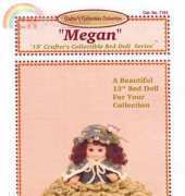 Td Creations 7153 - 13 inch Crafters Collectible Bed Doll Series - Megan