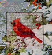 Dimensions Daydreams 72748 - Cardinal in Snow