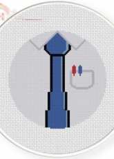 Daily Cross Stitch - Dads Tie