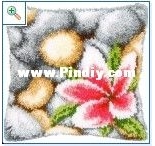 Vervaco PN-0143761 Cushion with Stones and Orchid