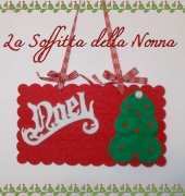Felt Christmas wall hanger