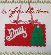 Felt Christmas wall hanger