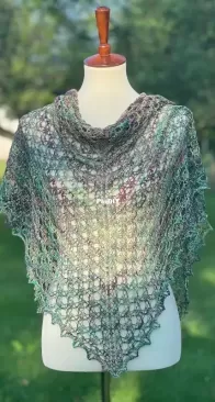 Irina Mulberry Shawl by Nikolett Corley - English, Hungarian