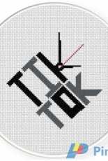 Daily Cross Stitch - Tik Tok
