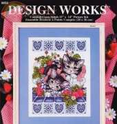 Design Works DW 9859 - Strawberry Kittens