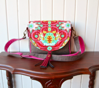 Blue Calla - The Sweet Pea Saddle Bag - Free