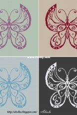 Aliolka Design - Butterfly Monochrome - Free