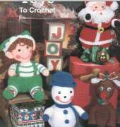 Kappie Originals Book 610 Christmas Toys to Crochet by Alexander Stratton 1993