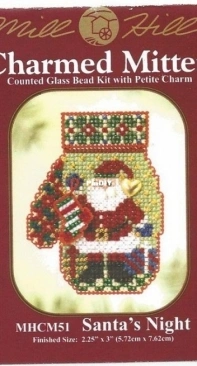 Mill Hill - Charmed Mitten MHCM51 Santas Night XSD
