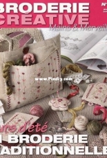 Mains & Merveilles Broderie Creative  No. 33 Juin/Juillet /June /July 2010