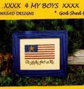 4 My Boys #12 - God  Shed His Grace Flag