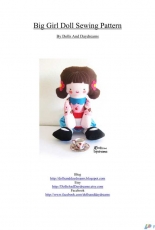 Dolls and Daydreams-Big Girl Doll Sewing Pattern