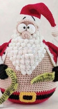 Cottontail and Whiskers - Bea King - Santa Doorstop