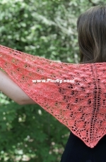 Grotto Shawlette by Jennifer Myrick