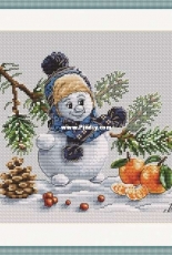 Snowman by Elena Lartsova