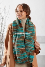 Red Heart - Sara Kay Hartmann - LM6413 Long and Twisted Cowl - Free