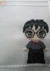 Wip Harry potter cross stitch Afghan tree skirt