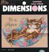 Dimensions 6976 - Try to Relax (cat)