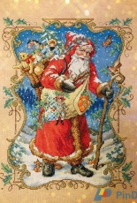 Father Christmas from Leisure Arts Book The Charms  of Christmas 2002