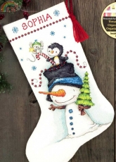 Dimensions 70-08937 - Jolly Trio Stocking