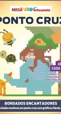 Mega Crafts/ Artesanato - Cross Stitch/ Punto Cruz - October 2025 - Portuguese