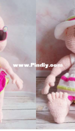 The Crochet Crazy Crew - Tracey Denise - Lotti The Beach Baby