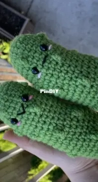 Crochet pickles!