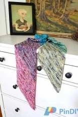 Mini Skein Sampler Scarf by Crystal Bergstrom-Free
