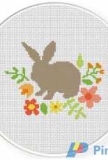 Daily Cross Stitch - Spring Bunny