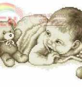 Vervaco 75.197 Baby and teddy