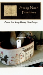 Stacy Nash Primitives - Primrose Farm Sewing Basket